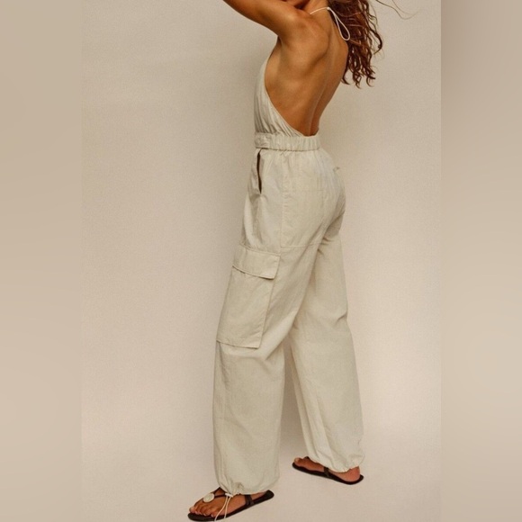 Zara jumpsuit cargo parachute with belt - Picture 12 of 12